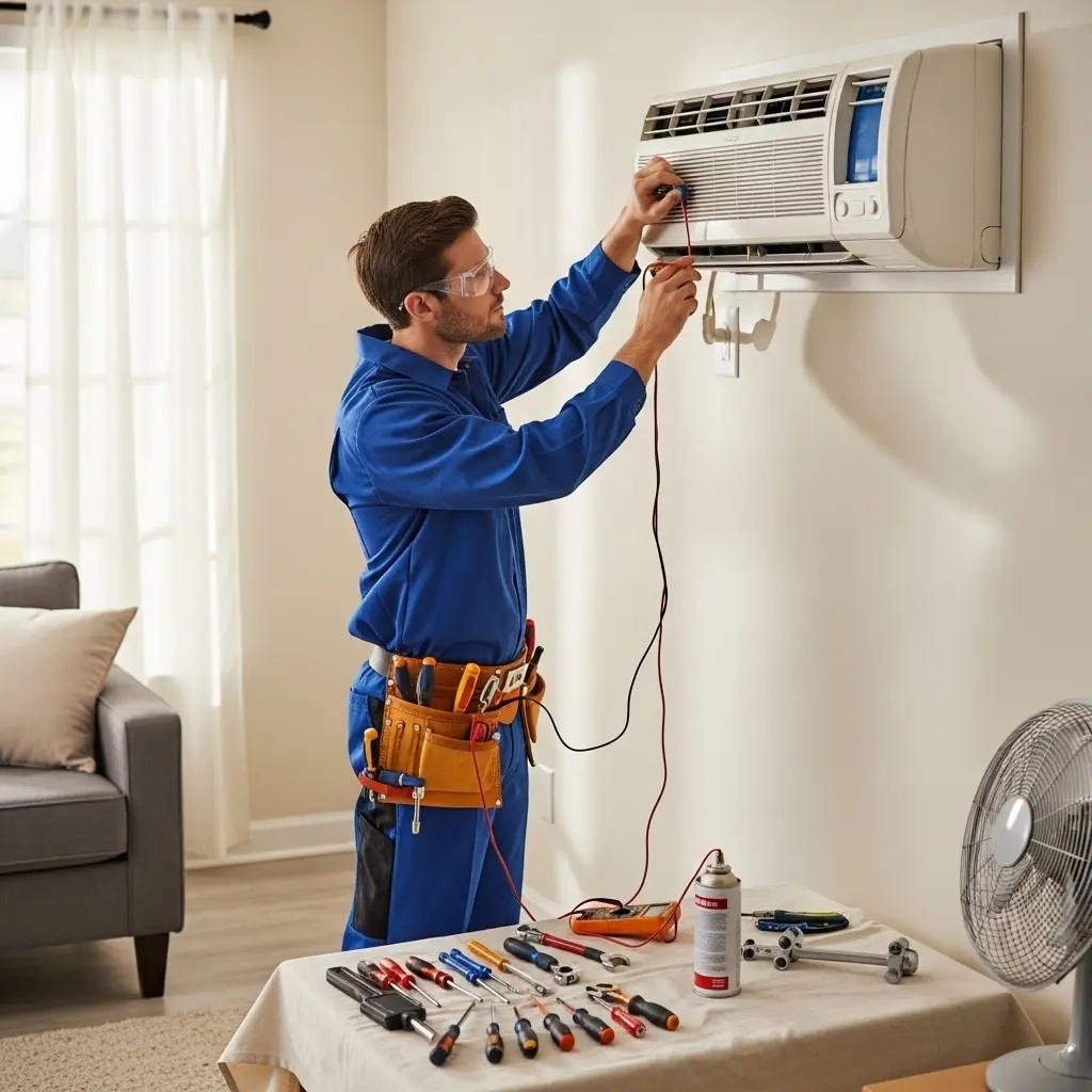 Dikili Fondital Fondital klima gaz dolumu ve bakım – Enerji verimliliği artırıldı. - Teknik servis örneği